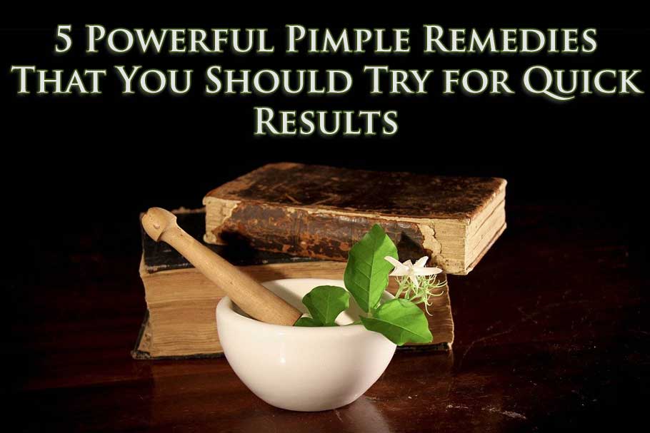 home remedies for pimple